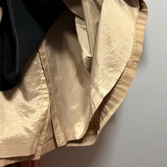 Men's Misty Harbor Size 44 Tan Double-Breasted Trench Coat - Picture 7 of 16